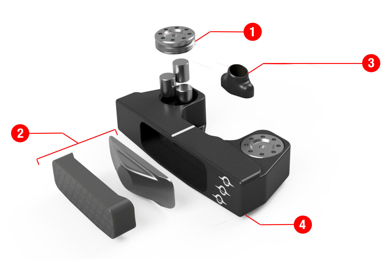 Alt expanded view of a a Void putter